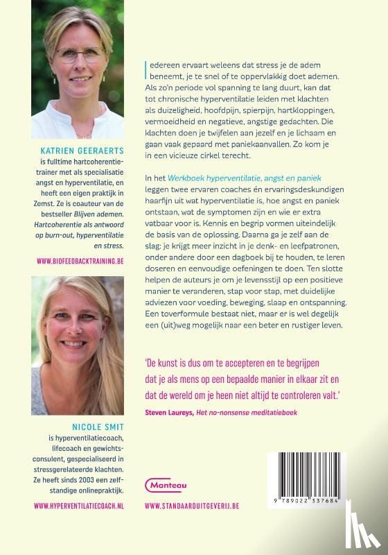 Geeraerts, Katrien, Smit, Nicole - Werkboek hyperventilatie, angst en paniek