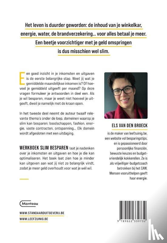 Van den broeck, Els - Slim besparen