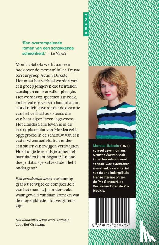 Sabolo, Monica - Een clandestien leven