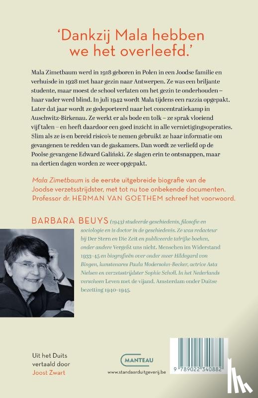 Beuys, Barbara - Mala Zimetbaum, heldin van Auschwitz