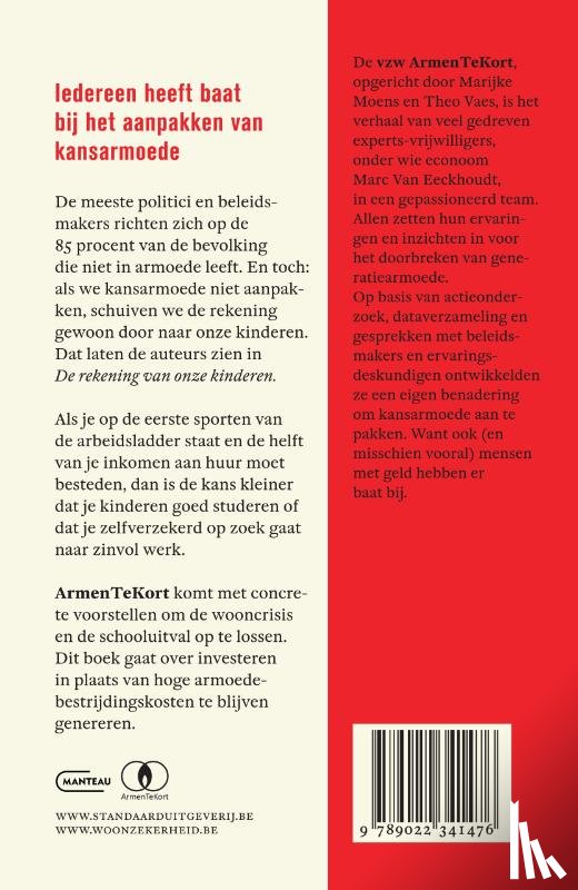 Vaes, Theo, Eeckhoudt, Marc van, Moens, Marijke - De rekening van onze kinderen