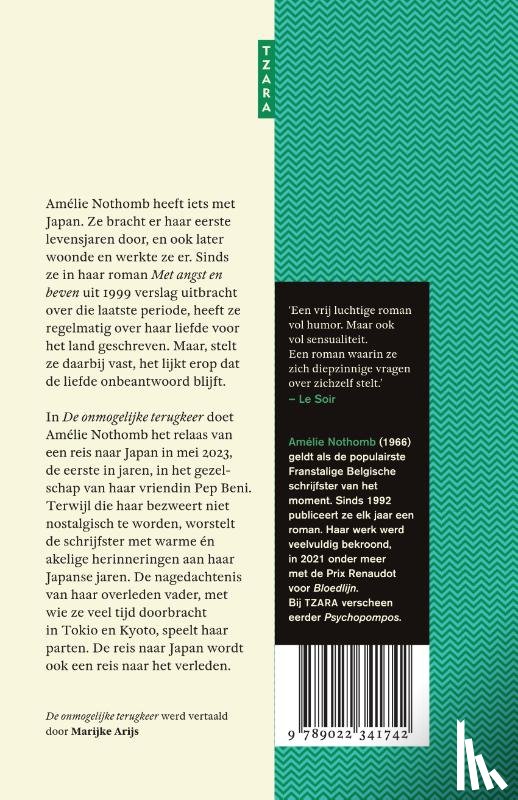 Nothomb, Amelie - De onmogelijke terugkeer