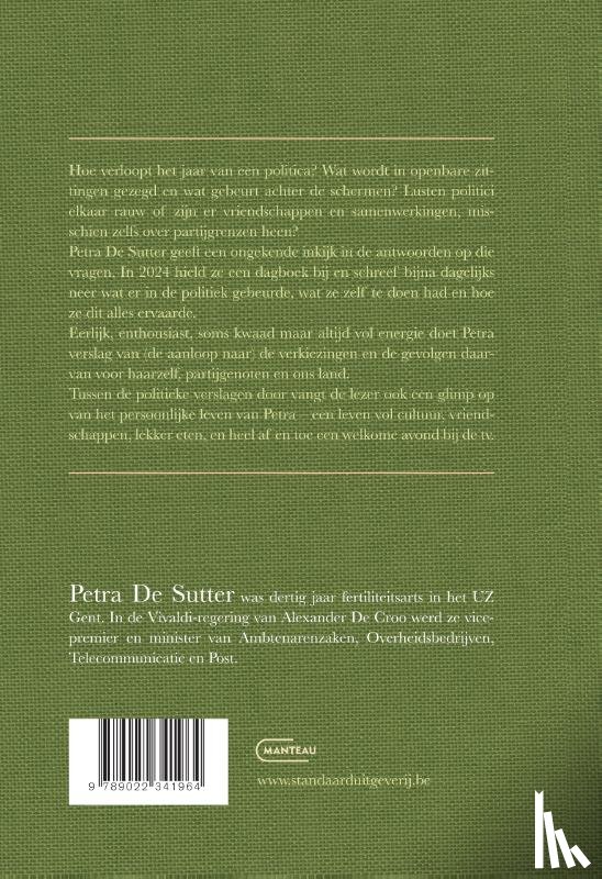 De Sutter, Petra - Dagboek van een politica