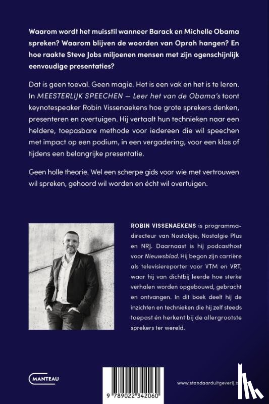 Vissenaekens, Robin - Meesterlijk speechen. Leer het van de Obama's.