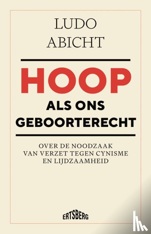 Abicht, Ludo - Hoop als ons geboorterecht