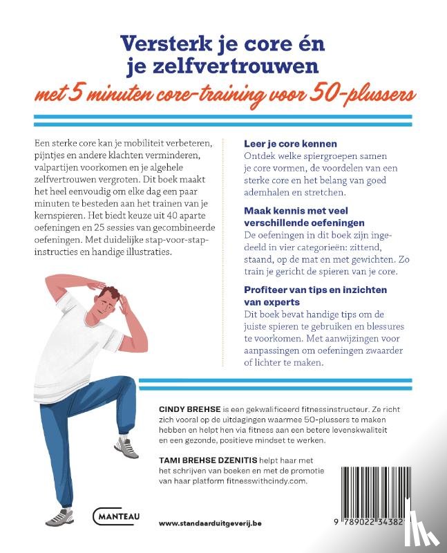 Brehse, Cindy, Brehse Dzenitis, Tami - 5 minuten core-training voor 50-plussers