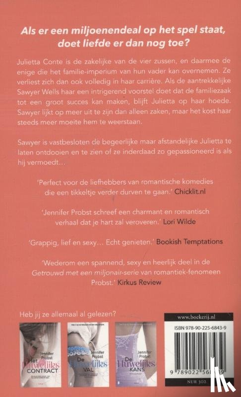 Probst, Jennifer - De huwelijksdeal