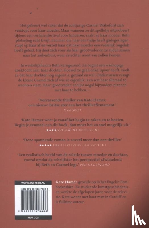 Hamer, Kate - Het meisje in de rode jas