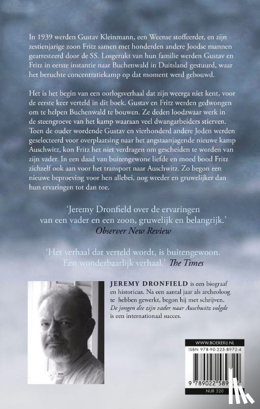 Dronfield, Jeremy - De jongen die zijn vader naar Auschwitz volgde