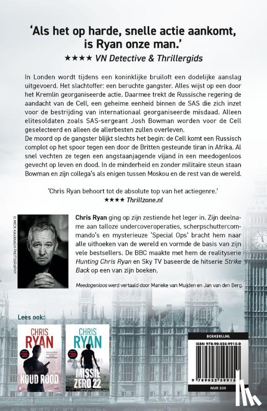 Ryan, Chris - Meedogenloos