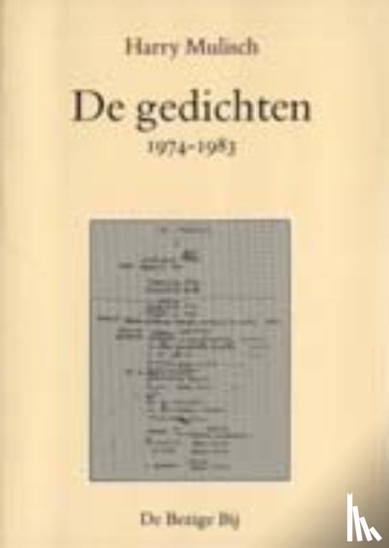 Mulisch, Harry - De gedichten, 1974-1983