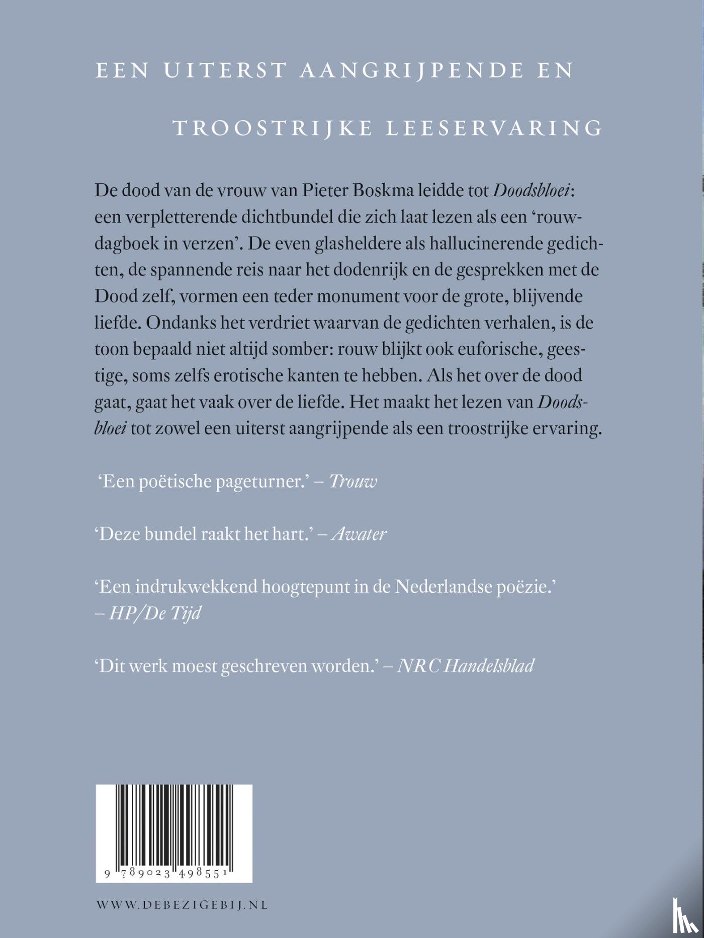 Boskma, Pieter - Doodsbloei