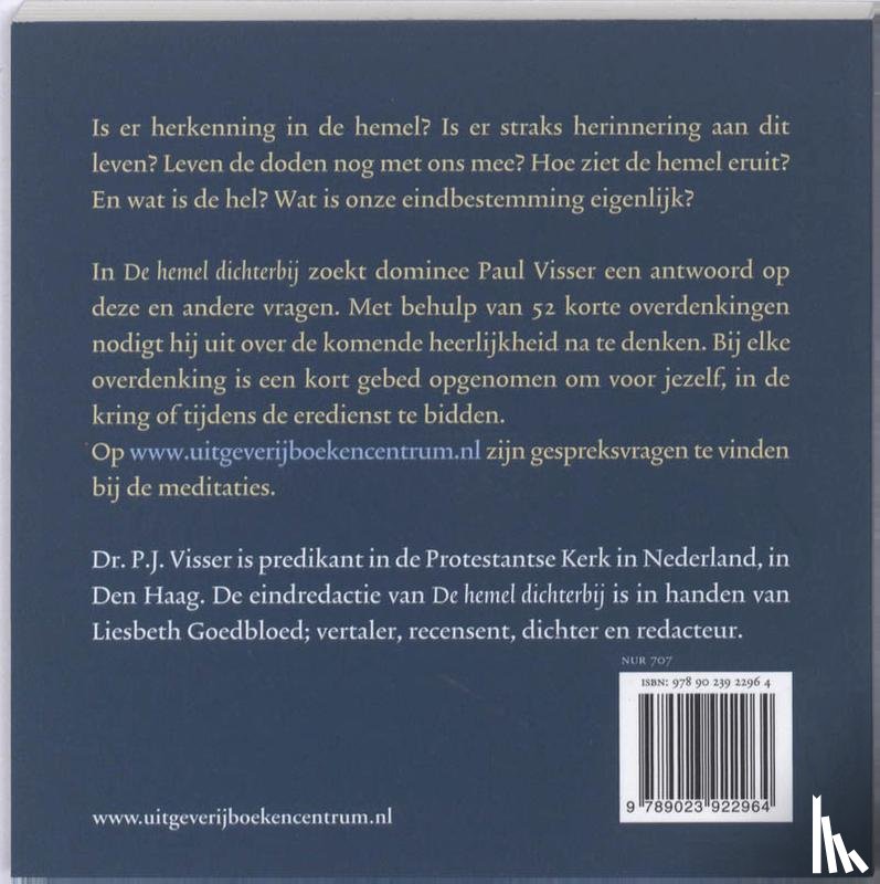 Visser, P.J. - De hemel dichterbij