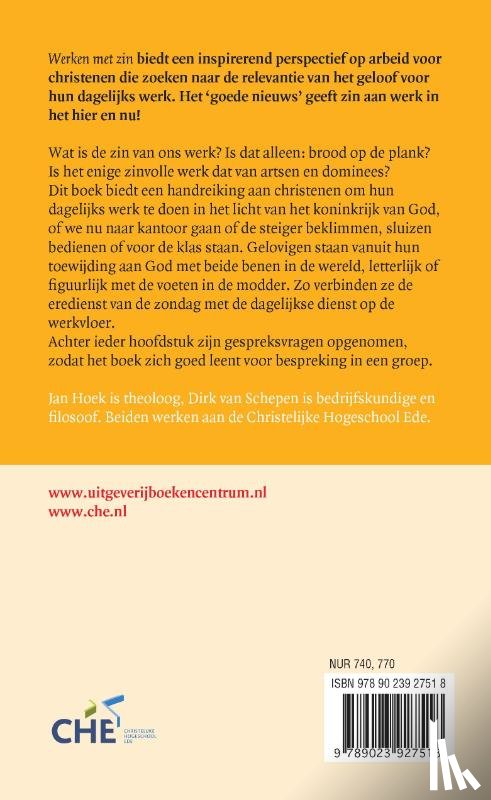 Hoek, Jan, Schepen, Dirk van - Werken met zin
