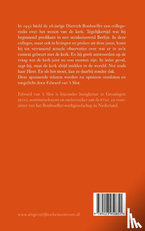 Bonhoeffer, Dietrich - De levende kerk