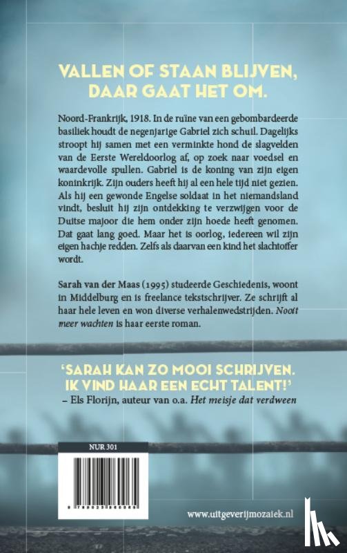 Maas, Sarah van der - Nooit meer wachten