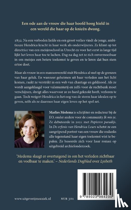 Medema, Marlies - De erfenis van Hendrica Leurs