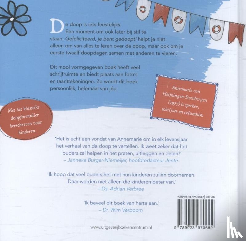 Heijningen-Steenbergen, Annemarie - Gefeliciteerd, je bent gedoopt!