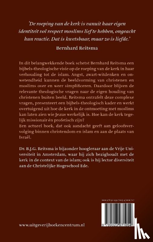 Reitsma, Bernhard - Kwetsbare liefde