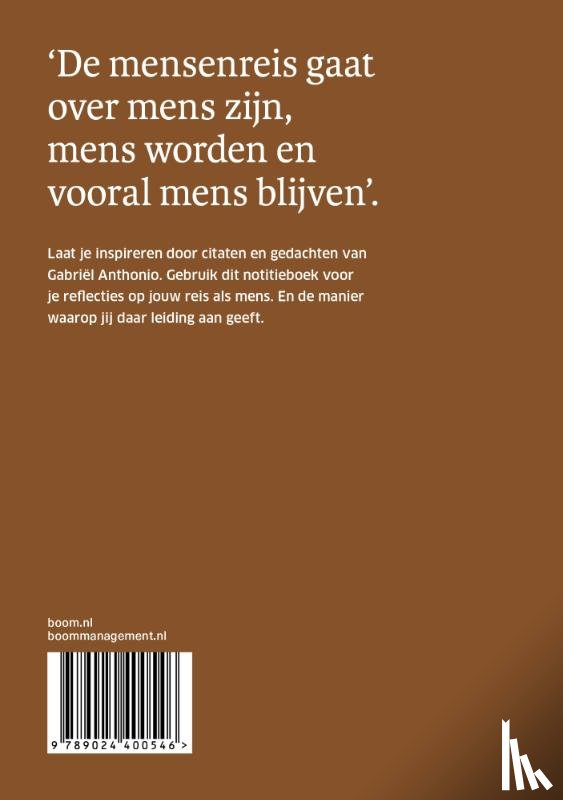 Anthonio, Gabriël - Onderweg Stilstaan