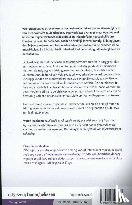 Hepkema, Watze - Stoppen met leidinggeven