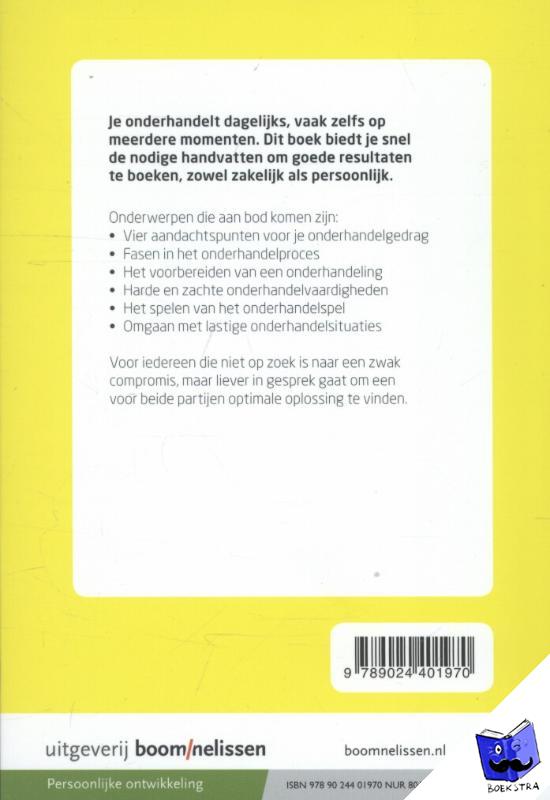 Blankestijn, Silvia - Onderhandelen in 90 minuten