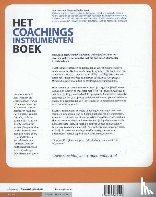 Ass, Susan van - Het coachingsinstrumenten boek