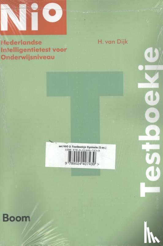 Dijk, Henk van - NIO 2: Testboekjes Dyslexie (5 ex)
