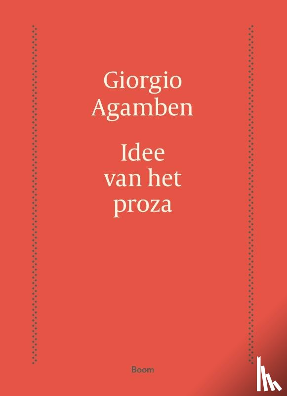 Agamben, Giorgio - Idee van het proza