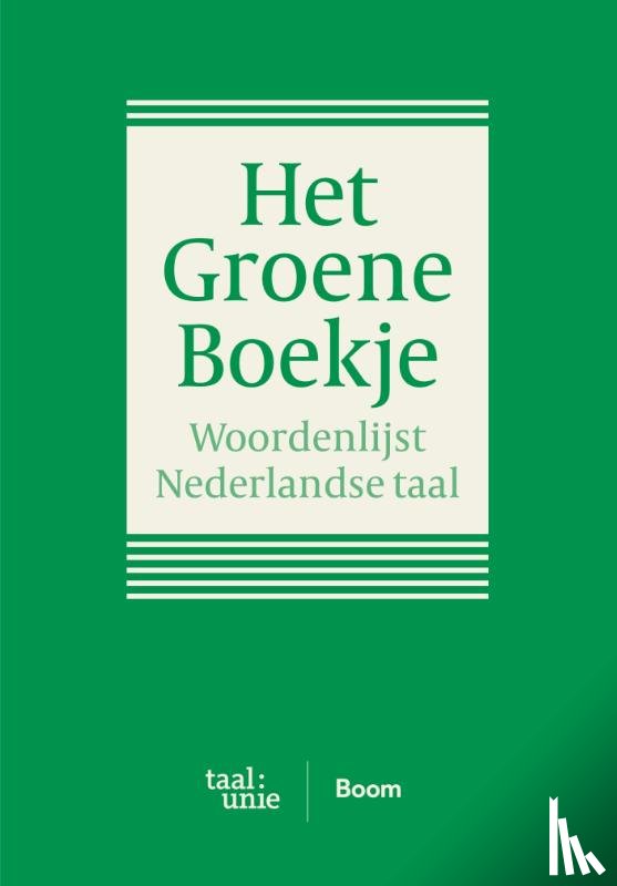 De Taalunie - Het Groene Boekje