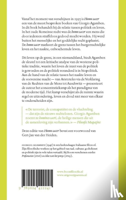 Agamben, Giorgio - Homo Sacer