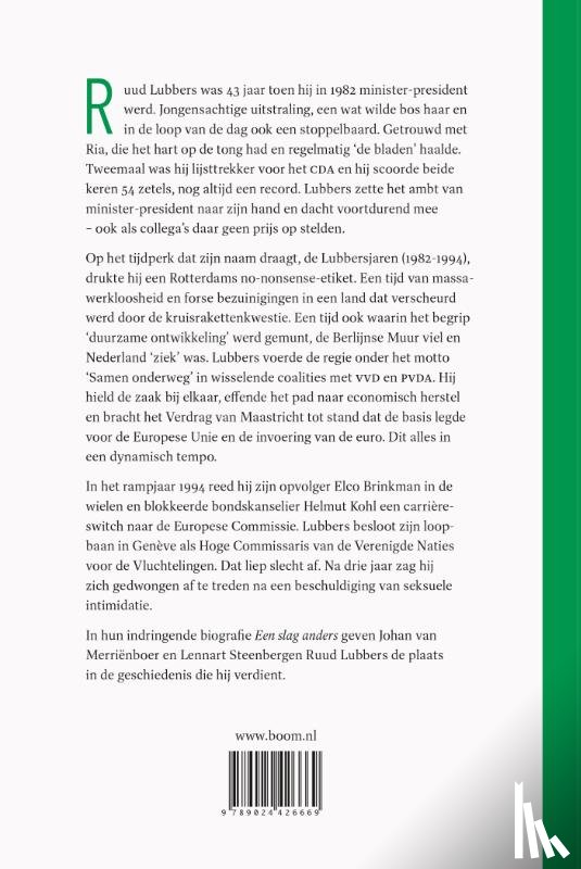 Merriënboer, Johan van, Steenbergen, Lennart - Ruud Lubbers - biografie