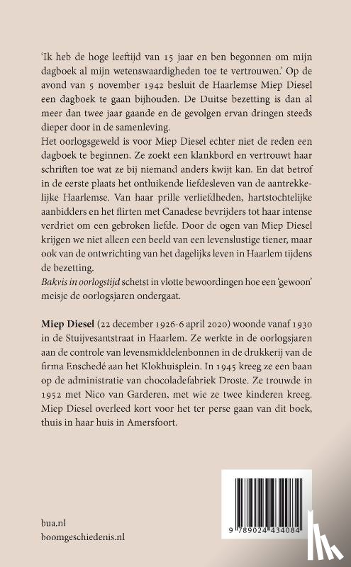 Diesel, Miep - Bakvis in oorlogstijd