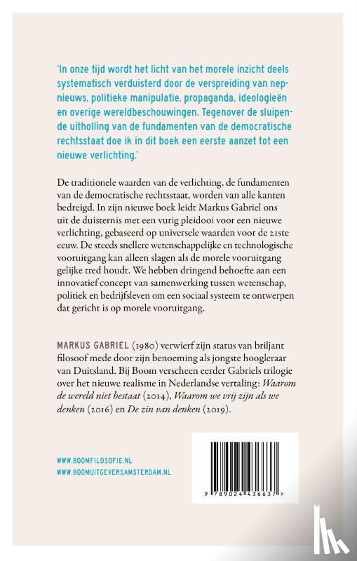 Gabriel, Markus - Morele vooruitgang in duistere tijden