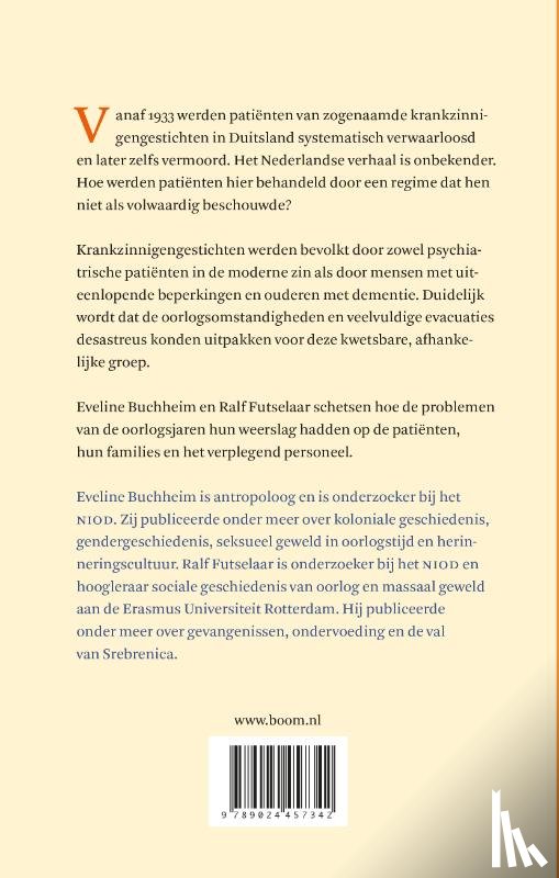 Buchheim, Eveline, Futselaar, Ralf - Uit zorg verdreven