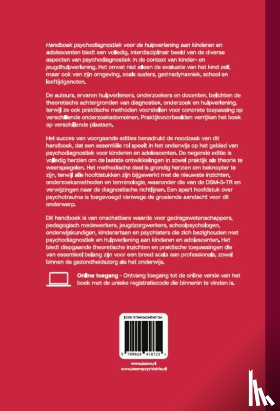  - Handboek psychodiagnostiek voor de hulpverlening aan kinderen en adolescenten