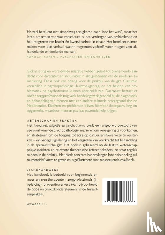 Rie, Simone de la, Knipscheer, Jeroen - Handboek migratie en psychotrauma