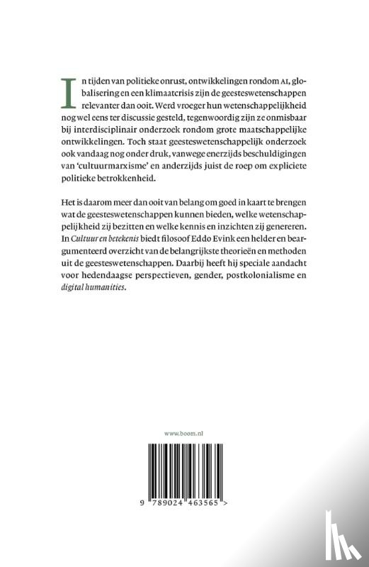 Evink, Eddo - Cultuur en betekenis
