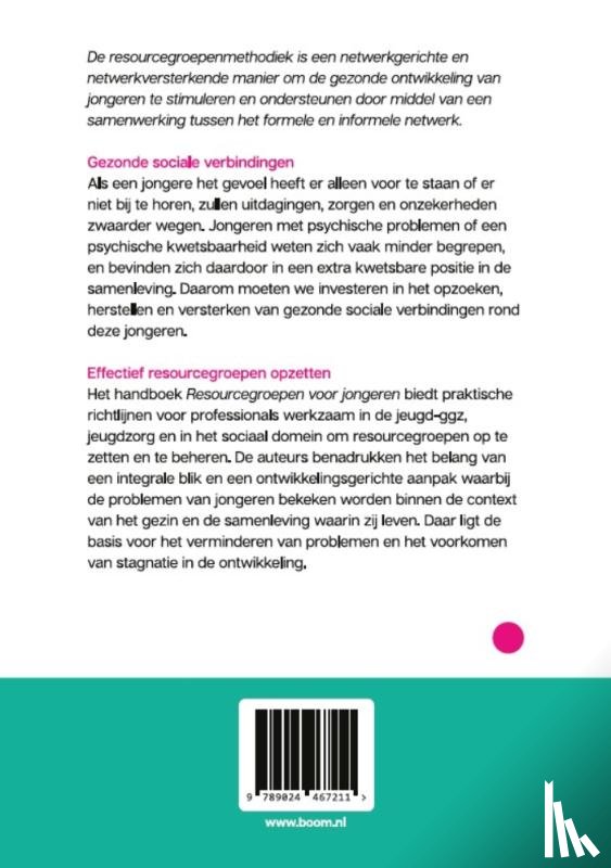 Leeman, Eva, Frieswijk, Nynke, Kienhorst, Gerdie - Resourcegroepen voor jongeren