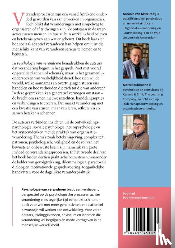 Nistelrooij, Antonie van, Kuhlmann, Marcel - Psychologie van veranderen