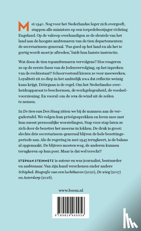 Steinmetz, Stephan - De tien van Den Haag