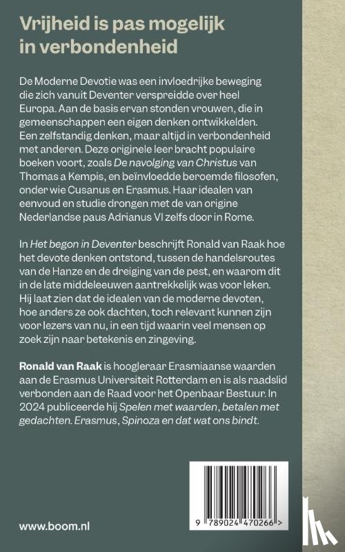 Raak, Ronald van - Het begon in Deventer