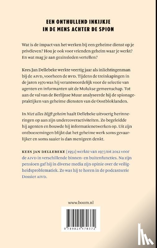 Dellebeke, Kees Jan - Niet alles blijft geheim