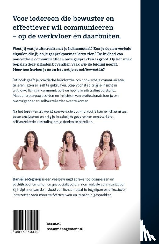 Regnerij, Daniëlle - Zo werkt non-verbale communicatie