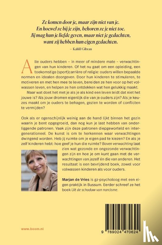 Vries, Marjan de - Boven verwachting