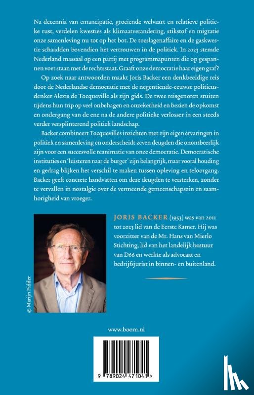 Backer, Joris - Over de democratie in Nederland