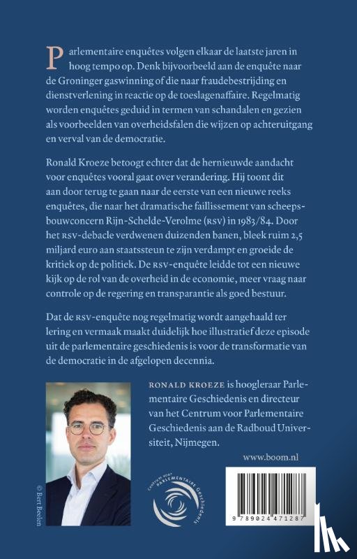 Kroeze, Ronald - De herontdekking van de parlementaire enquête
