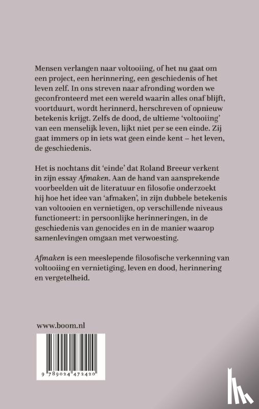 Breeur, Roland - Afmaken