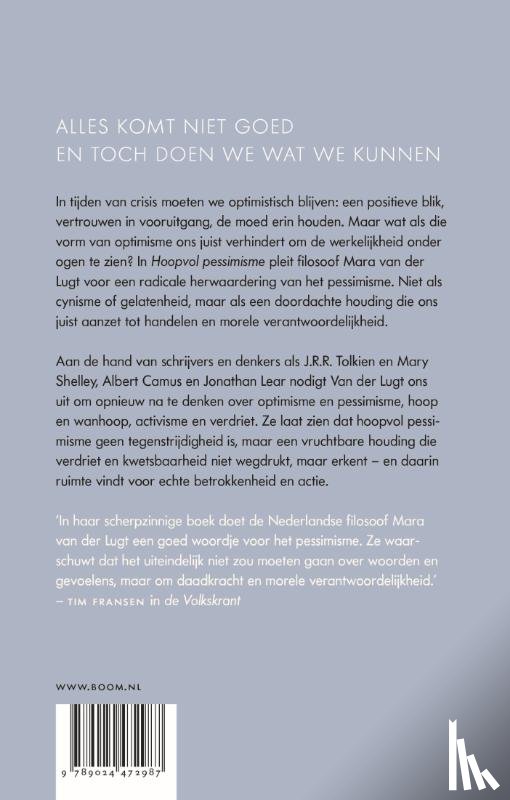 Lugt, Mara van der - Hoopvol pessimisme