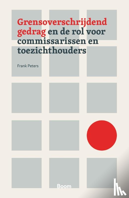 Peters, Frank - Grensoverschrijdend gedrag en de rol voor commissarissen en toezichthouders